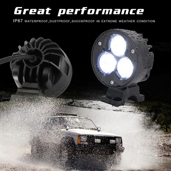 

working light 2pcs led work 60w 6000k for car motorcycle off road truck headlights waterproof super bright spotlight fog lamp