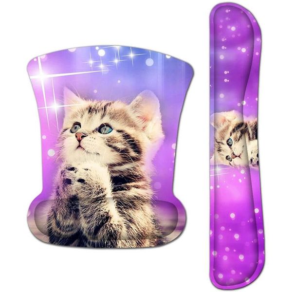 

mouse pads & wrist rests keyboard rest pad and support set, non slip rubber base