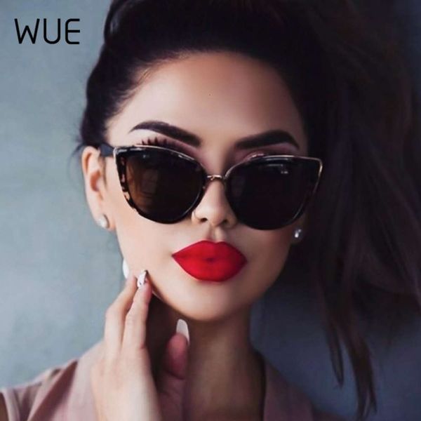 

fashionable sun frames cateye sunglasses vintage metal eyewear for women mirror fashion retro shopping oculos de sol feminino uv400, Black