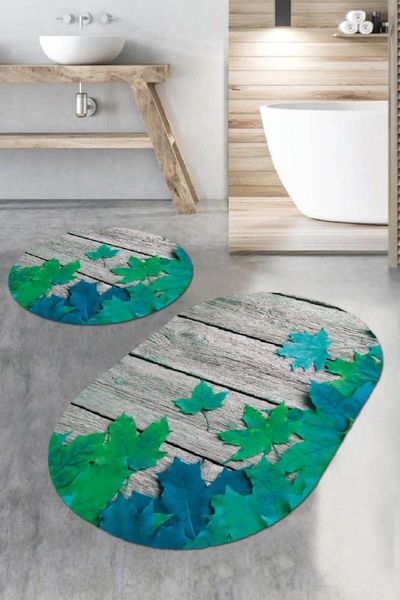 

digital bath mat set for closet 2 50x80 - 50x50 cm. bs069 mats