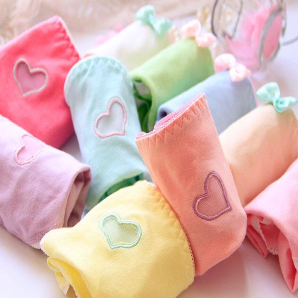 

panties children cotton underwear cute young girls casual kids low waist short briefs teenage 12-20y culotte femme, Camo