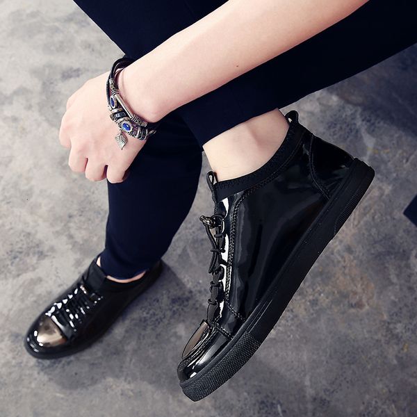 

shoe size-sized genuine leather men's high-quality shoes, man-made zapatos with casual gold moccasins uwk5, Black