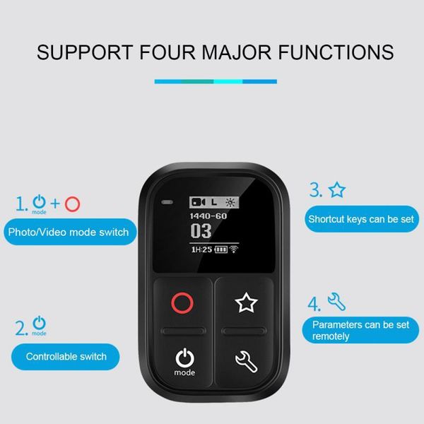 

smart home control for accessories hero8 / 7 6 5 session 4 wireless wifi remote controller