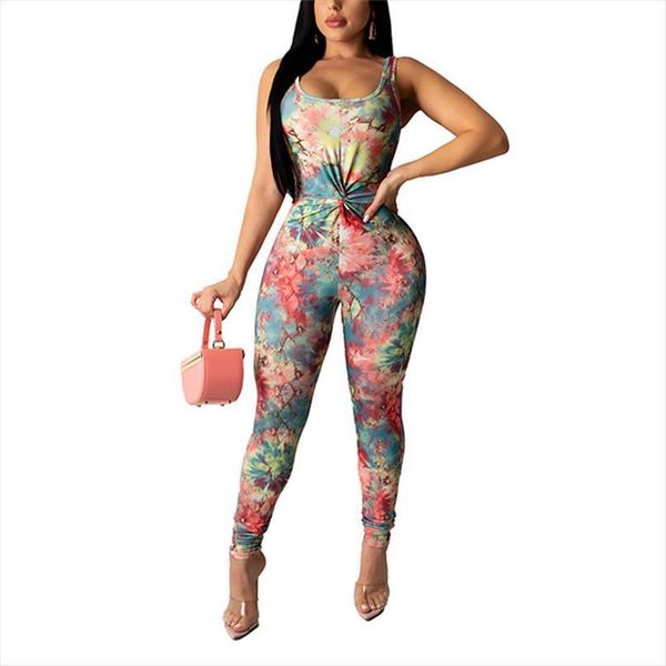 

strapless tie dye printed long womens jumpsuits summer vintage bodycon beach vacation romper street club, Black;white