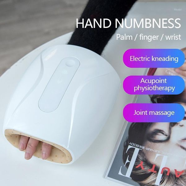 Elektrische Massagegeräte, beheizte Handphysiotherapiegeräte, Pressotherapie-Handflächenmassagegerät, Luftkompressions-Finger-Spa-Druckgerät