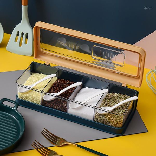 

storage bottles & jars multifunctional household kitchen shelf seasoning box punching rack chopstick tube tool