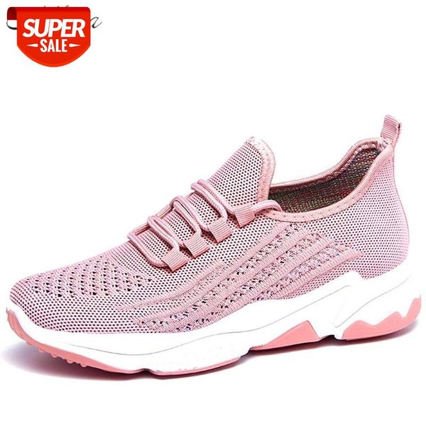 

2020 autumn women shoes casual sneakers trainers fashion lace-up breathable mesh walking tenis feminio #sh1t