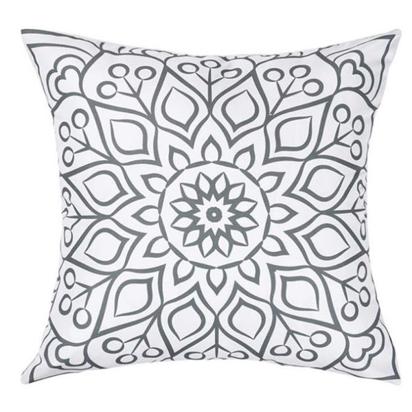 

pillow case 45*45cm fashionable back support cover square interior room office chair in-car bed decoration pillowcases