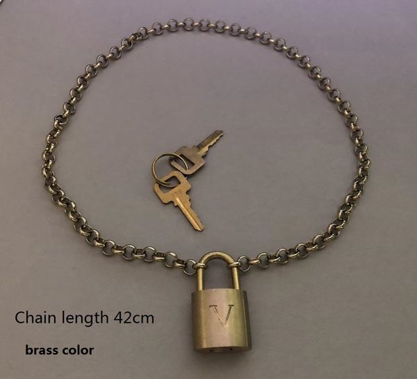 

classic lock , set#bn , 1 set= 1 chain+1 lock + 2 keys, Silver