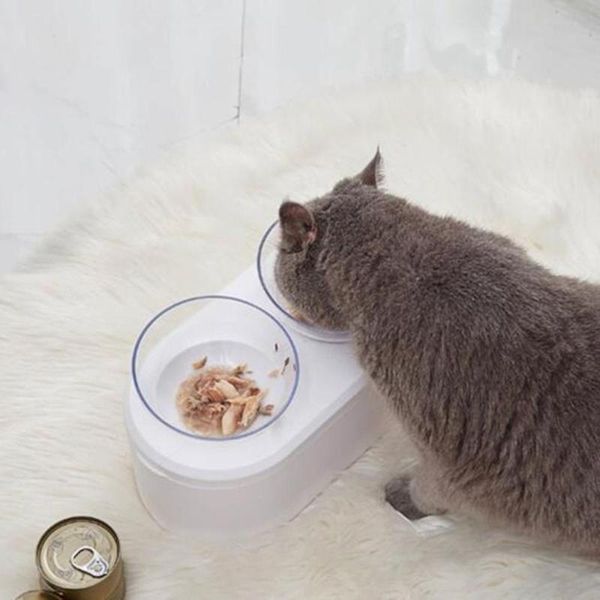 

cat bowls & feeders pet elevated durable double raised stand feeding watering supplies dog dishes