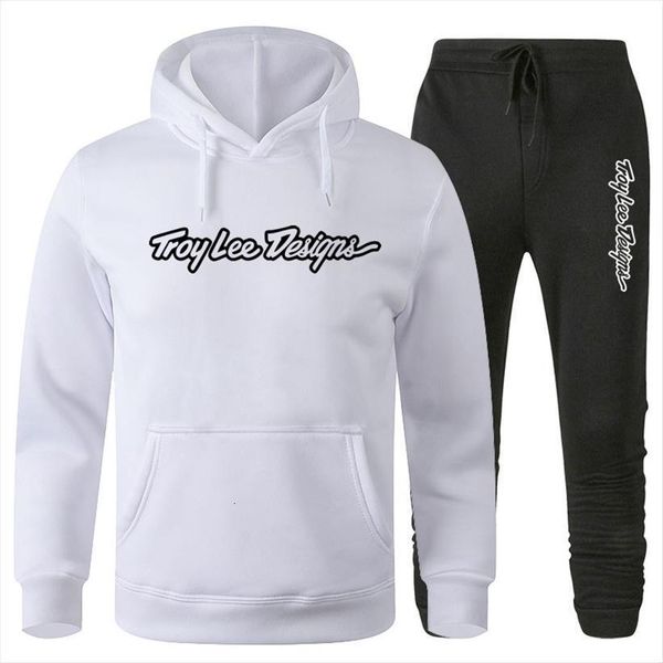 

hoodie set tld sweatshirt men tracksuit fleece sweatpants jogging homme pullover sweatsuit for, Gray