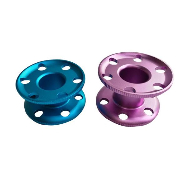 

pool & accessories 2 color scuba diving reel blank finger spool diver water sports aluminum alloy guide line
