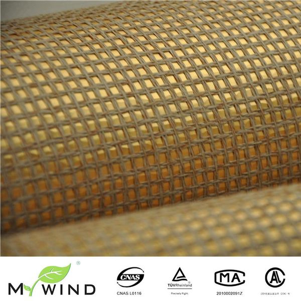 

wallpapers mywind sample grasscloth gold luxury 100% real natural material safety innocuity 3d wallcovering in roll home