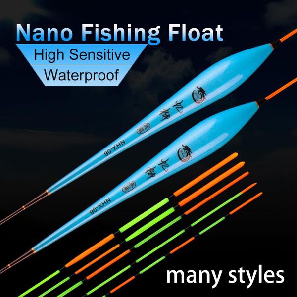 

fishing accessories 3pcs high sensitive vertical brand nano floats thin tail tilapia crucian carp long fish bobbers tools