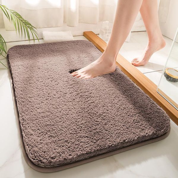 

doormat floor mat anti-slip water absorption carpet simple home bathroom entrance thickened rug small 50x80cm/60x90cm carpets