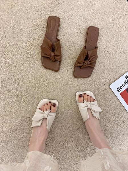 

summer women sandals non-slip flip flops flat beach slippers shoes, Black