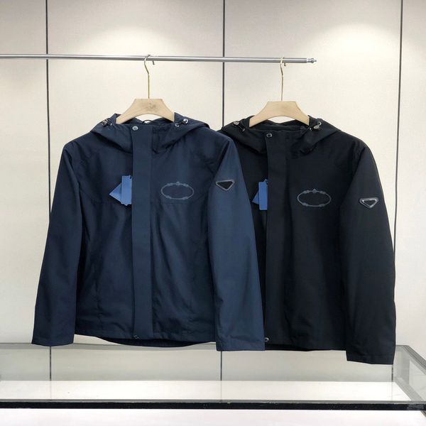 

21ss 2021 Spring hooded et new digners mens ets retro blouse Imported material Comfortable and breathable Arm inverted triangle dign lapel, Black;brown