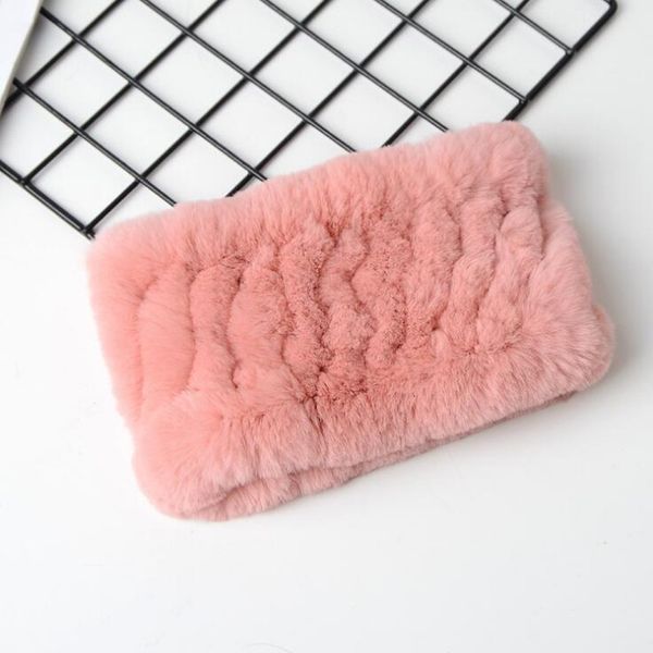 

scarves rex rabbit fur knitted headbands women real fur neck warmer soft collars girls natural fur ring scarves winter kq91, Blue;gray