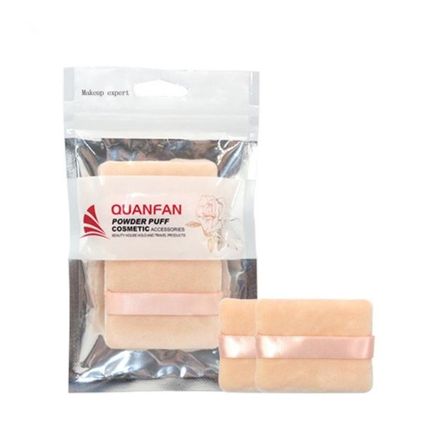 

sponges, applicators & cotton 2pcs professional facial face body powder foundation puff soft cosmetic makeup loose blender sponge square sha