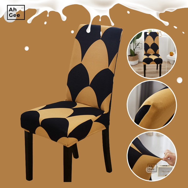 

chair covers home chairs for kitchen solid dining wedding with back milk silk fabric slipcover spandex cover