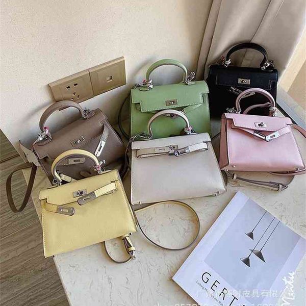 

outlet herme net red same kellys bag 2021 summer palm print mini second generation portable ins single shoulder messenger bag l wan