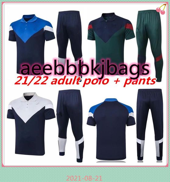 

2021 2022 italie de rossi bonucci manches courtes polo chemise soccer tracksuit 21 22 italy football training suit, Black