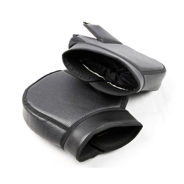 

cycling gloves 1pair winter warm waterproof motorcycle front handlebar mitts, Black