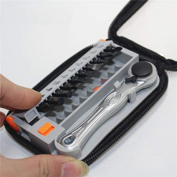 

hand tools mini multifunctional screwdriver ratchet wrench set portable head