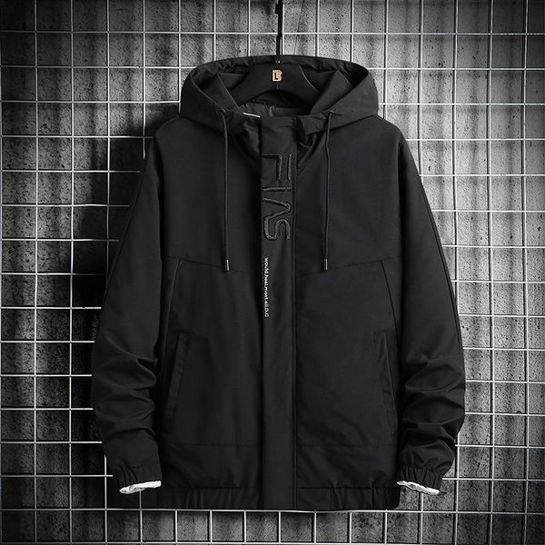 

men's jackets plus size 7xl-m men hooded coats male outdoor outwears windbreaker windproof spring autumn jacket fashion, Black;brown
