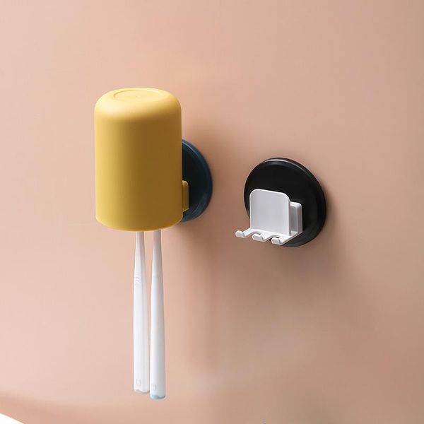 

toothbrush holder bathroom wall-mounted shelf household multifunctional children's mouthwash cup set bath accessory