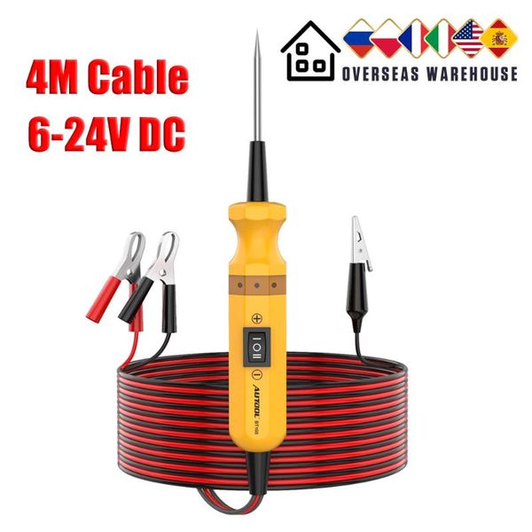 

car circuit tester 12v 24v power probe automotive diagnostic electric voltage integrated scanner tools