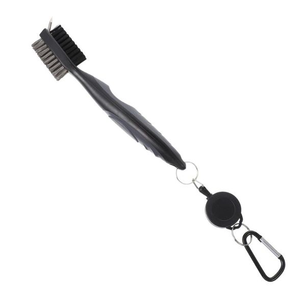 

golf training aids 1pc 2-in-1 cleaning brush double-sided durable golft club cleaner