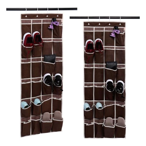 

pockets hanging shoes organizer closet wardrobe underwear shelf clothes socks storage bags mesh sundries boxes & bins
