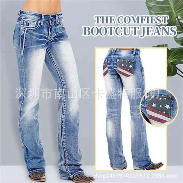 

women's jeans selling slim fit pants po3p, Blue