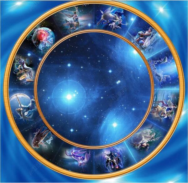 

wallpapers 3d ceiling mural po wallpaper twelve constellation sky living room decoration for walls bedroom on the wall