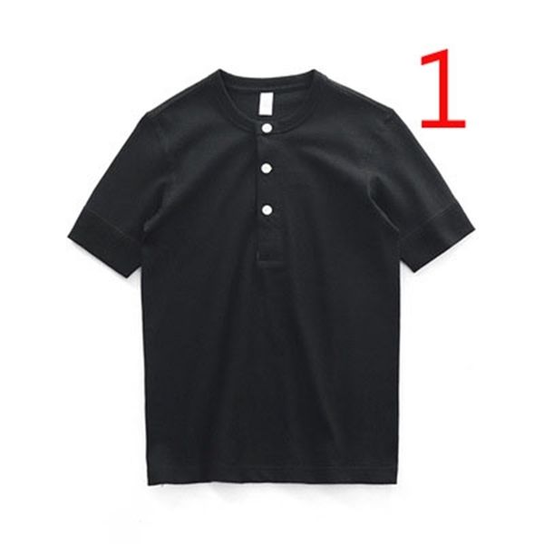 

lapel t-shirt men's short sleeve cotton business clothes tide 210420, White;black