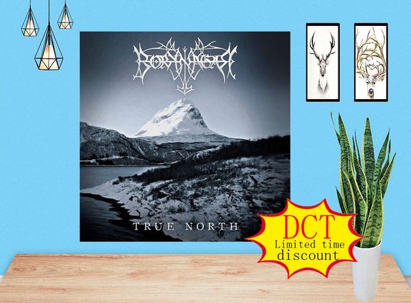 

borknagar true north album poster rap music cover silk art print