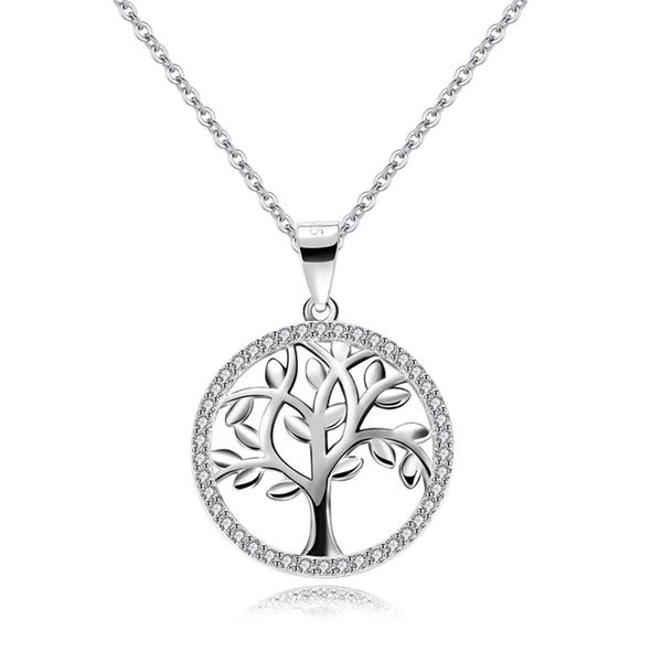 

style s925 fashionable silver life tree pendant, clavicle chain necklace, female pendant