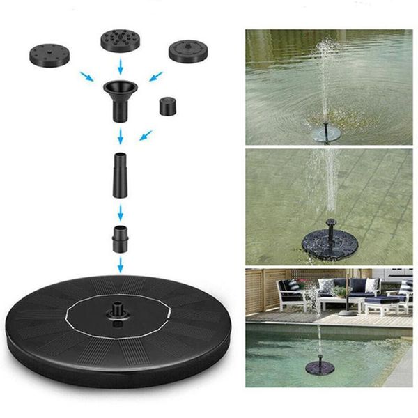 

garden decorations solar water fountain pool pond waterfall for outdoor decoration bird bath powered floating