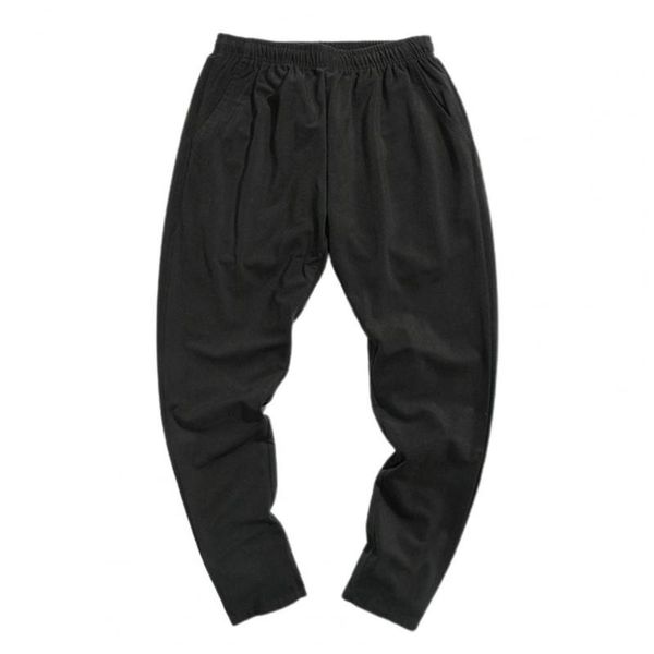 

men's pants baggy fine workmanship men trousers spring casual, Black