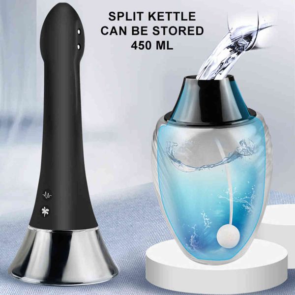 Cockurings Automatic Cleaner Cleaner Seguro Seringa Retal Córrego Douche Enema Amendo Cólon Silicone Ferramenta Vaginal Para Homens e Mulheres Chuveiro 1124