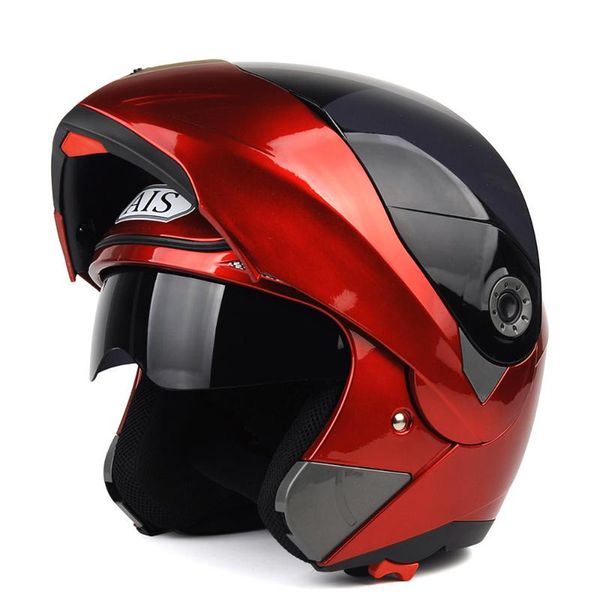 

motorcycle helmets full face helmet modular motobiker with inner sun visor moto motocross flip up capacete casco