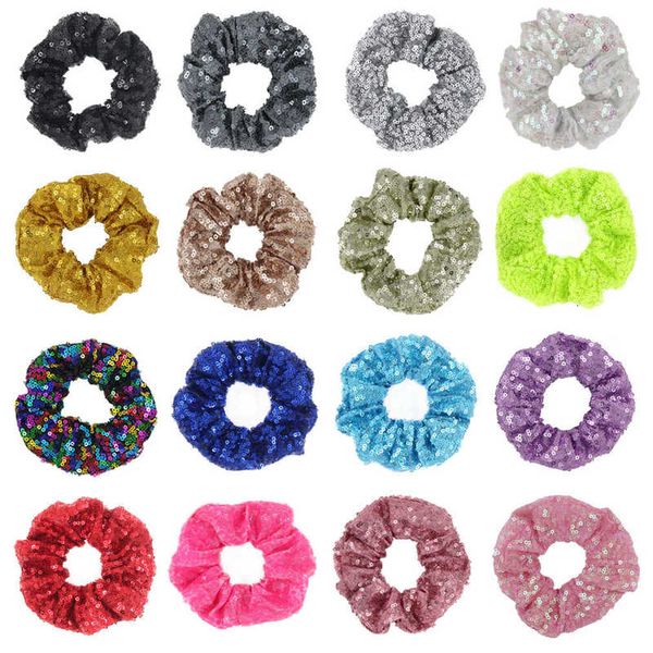 

fashion color orcent small sequin large inttine hairband korean women's headband headdrs, Golden;silver