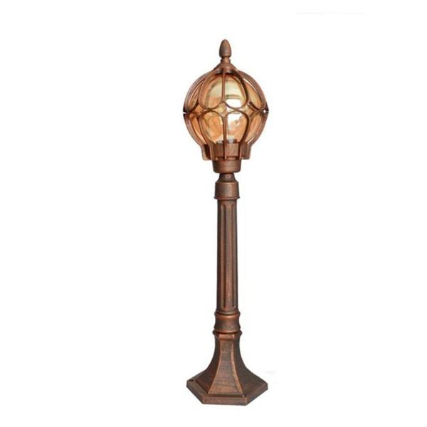 

vintage 1 meter high pole outdoor lawn lamp,european garden lamp with globe glass shade,waterproof pathway driveway lighting lamps