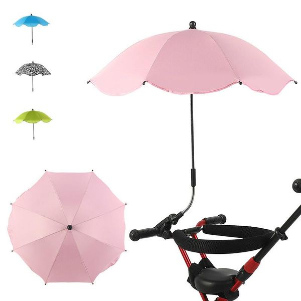 

stroller parts & accessories universal baby pram umbrella adjustable shade uv sunshade for stroller,