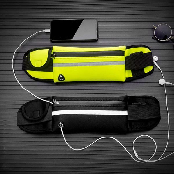 

waist bags polyester waterproof bag women men outdoors casual fanny pack bum money phone anti-theft belt drop