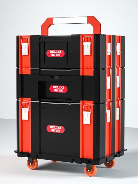 

organizer tool box with wheels trolley parts professional garage storage no caja de herramientas tools packaging bd50tb organizers