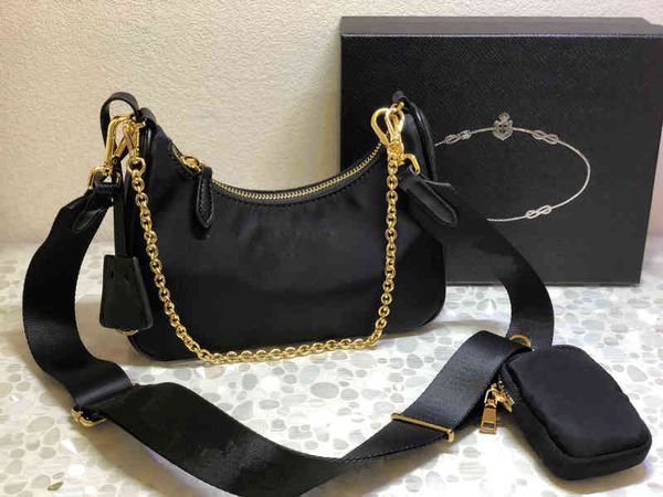 

2021 edition fashion woman luxurys designers bags lady womens edition crossbody tote 2005 nylon hobo shoulder purses handbags bag wallet