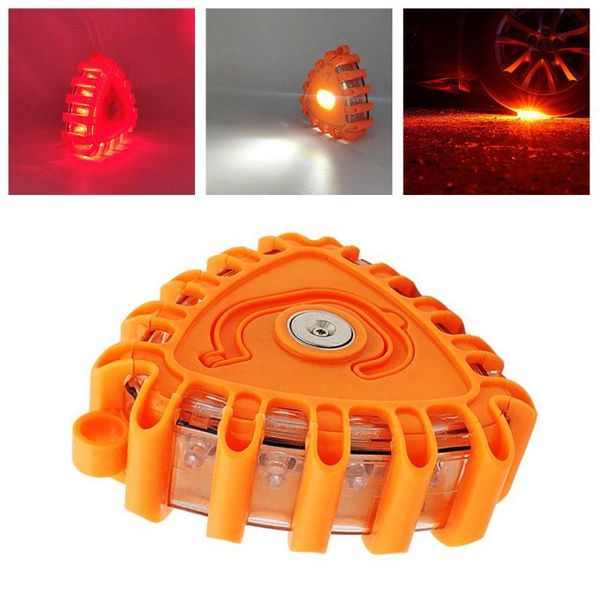 

bike light mini 15 led adsorption emergency safety road flare flashing ride warning magnetic basear for car lights
