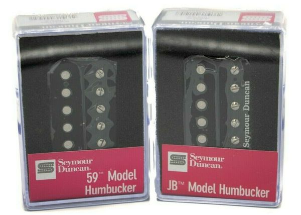 

guitar pickups humbucker pickup sd set: jb sh-4 & 59 sh-1n black new